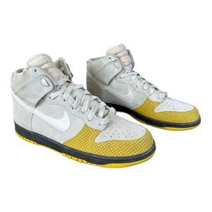 Nike Dunk High Sail Varsity Maze Yellow Black 344648 111 Sz 13 Michigan “RARE”